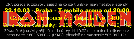 Zájezd na Iron Maiden - 2003